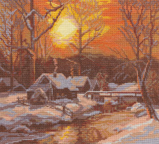 Набор для вышивания " PANNA" PS- 0378 ( ПС- 0378 ) " Зимнее утро" 