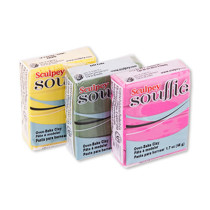 " Sculpey" Souffle полимерная глина SU 48 г 6009 мандариновый