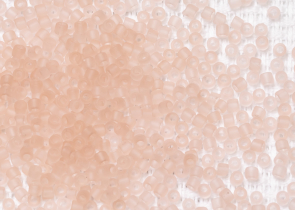 Бисер Япония круглый 11/0 10г 0011F розалин, матовый прозрачный